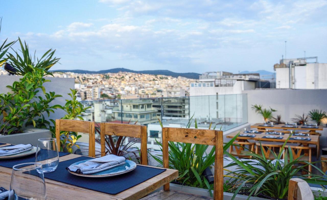 Onoma Hotel 塞萨洛尼基 外观 照片 Rooftop restaurant