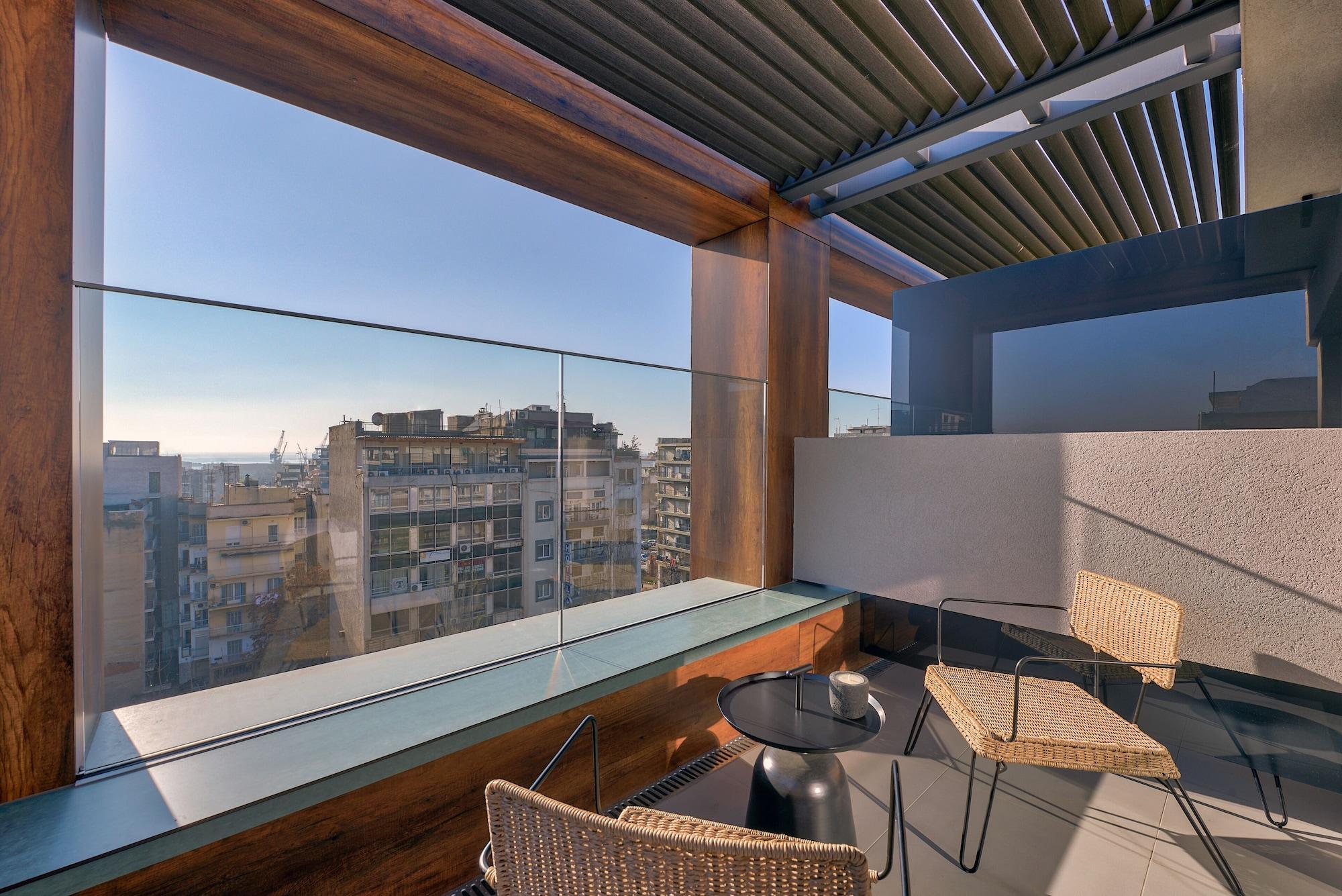 Onoma Hotel 塞萨洛尼基 外观 照片 The Sky Bar